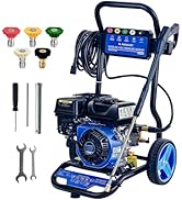 etevert Nettoyeur Haute Pression Thermique 248 Bar, 3600 PSI 590L/h Laveuse à Essence 210cc 7,0 C...