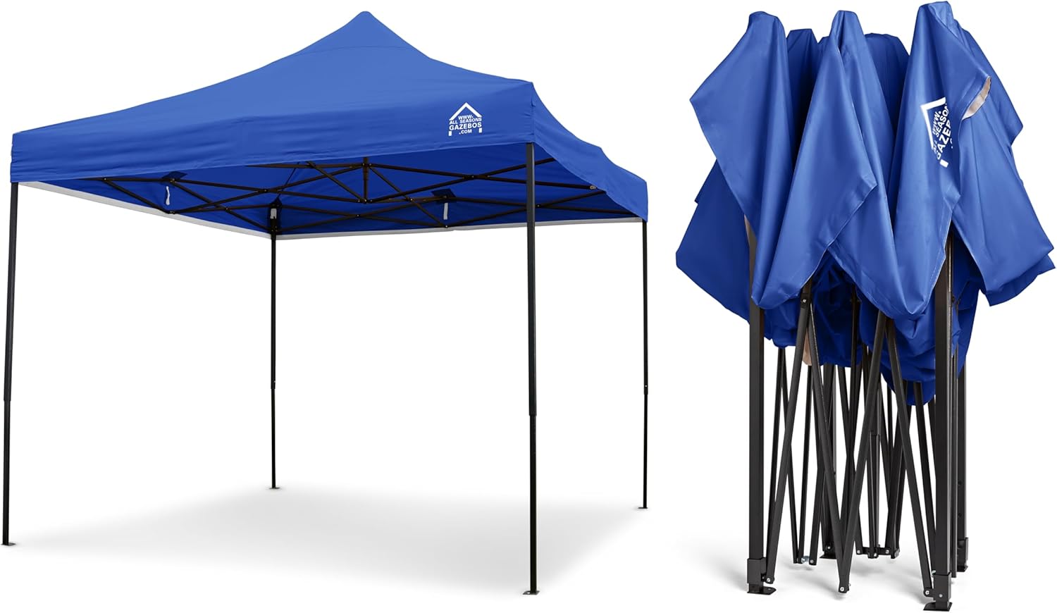 etevert - Tonnelle Pop-up - 3x3m - entièrement imperméable, Bleu Roi