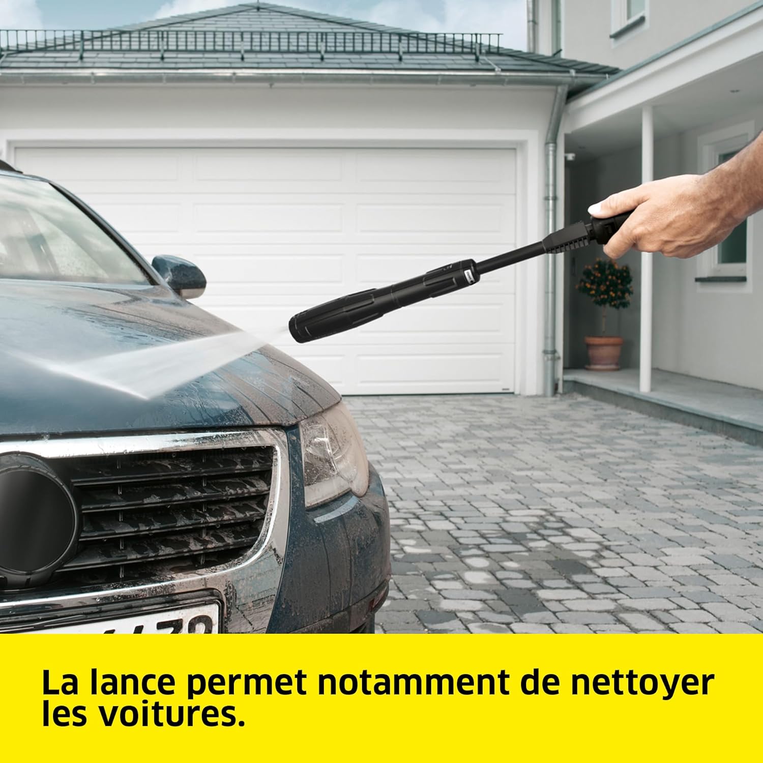 etevert - Nettoyeur Haute Pression K 5 Classic Car & Home - 145 bar, 500L/h, 40m²/h, Filtre à Eau, Poids 5.6kg, Pistolet