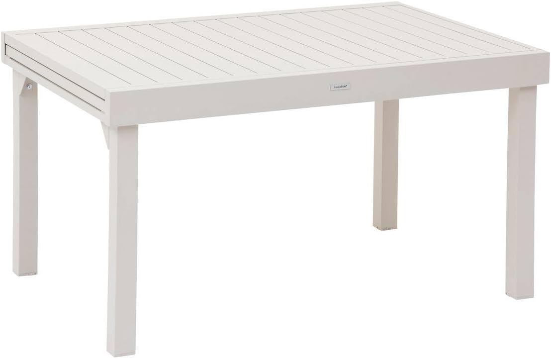 etevert - Piazza Extensible - 220/320x100cm - 10 places, aluminium epoxy
