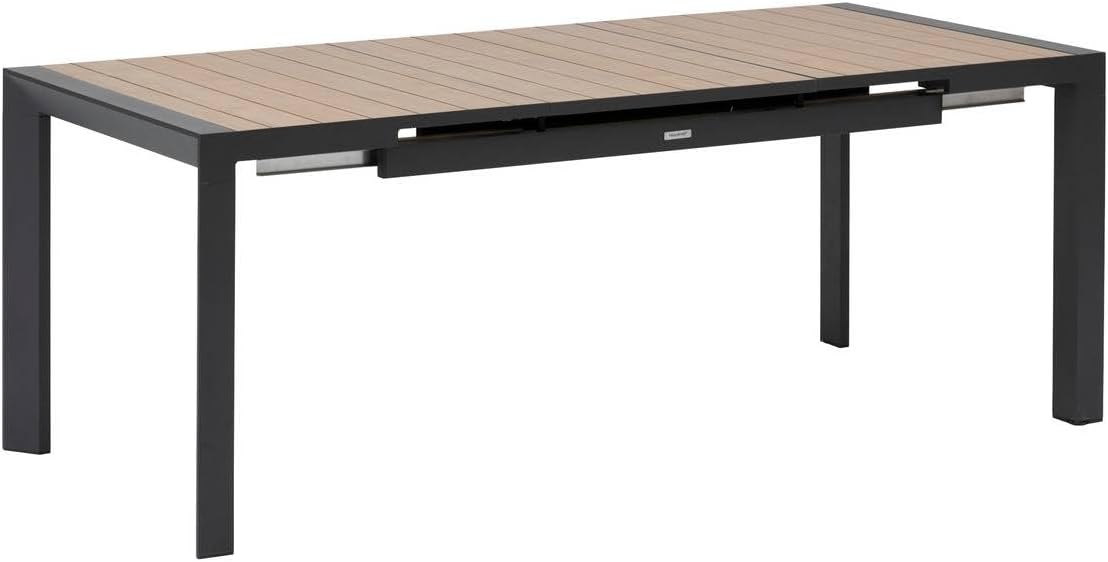 etevert - Evasion Extensible 8 places - aluminium antirouille - effet bois