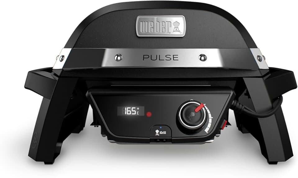 etevert - Barbecue électrique Pulse 1000 - compact - 1800W, contrôle digital