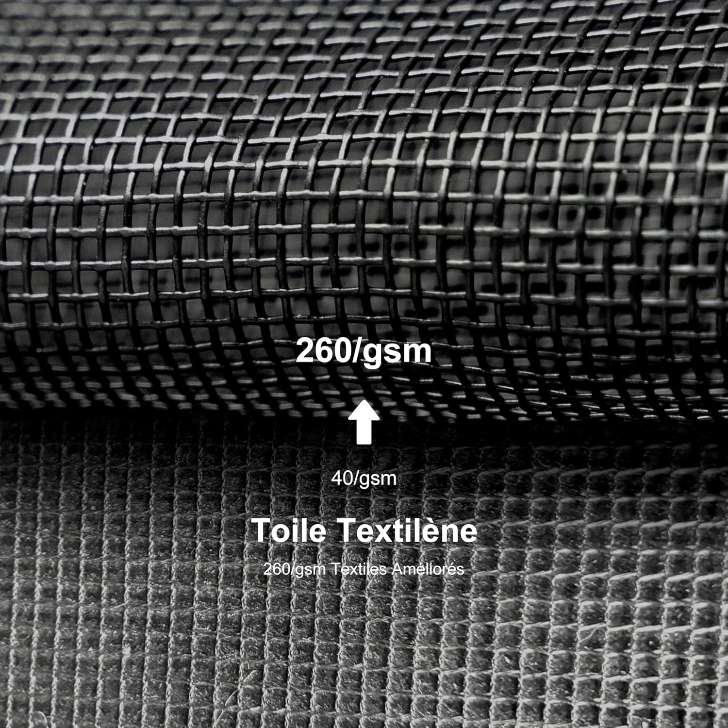 etevert - tonnelle aluminium 4x3m, éclairage intégré, rideaux, gouttière
