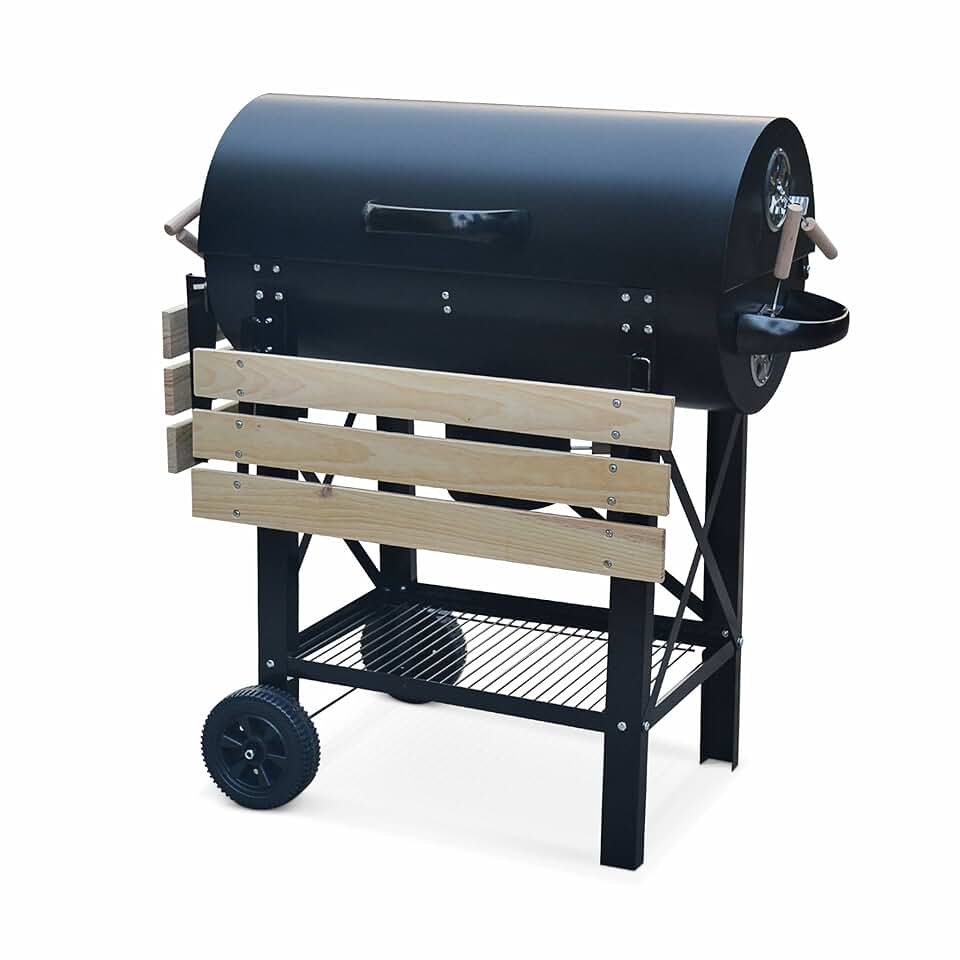 etevert - Serge - barbecue fumoir charbon, aérateurs, récupérateur de cendres
