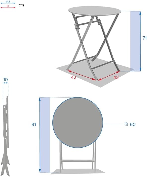etevert - Greensboro groseille - 2 places - acier époxy antirouille