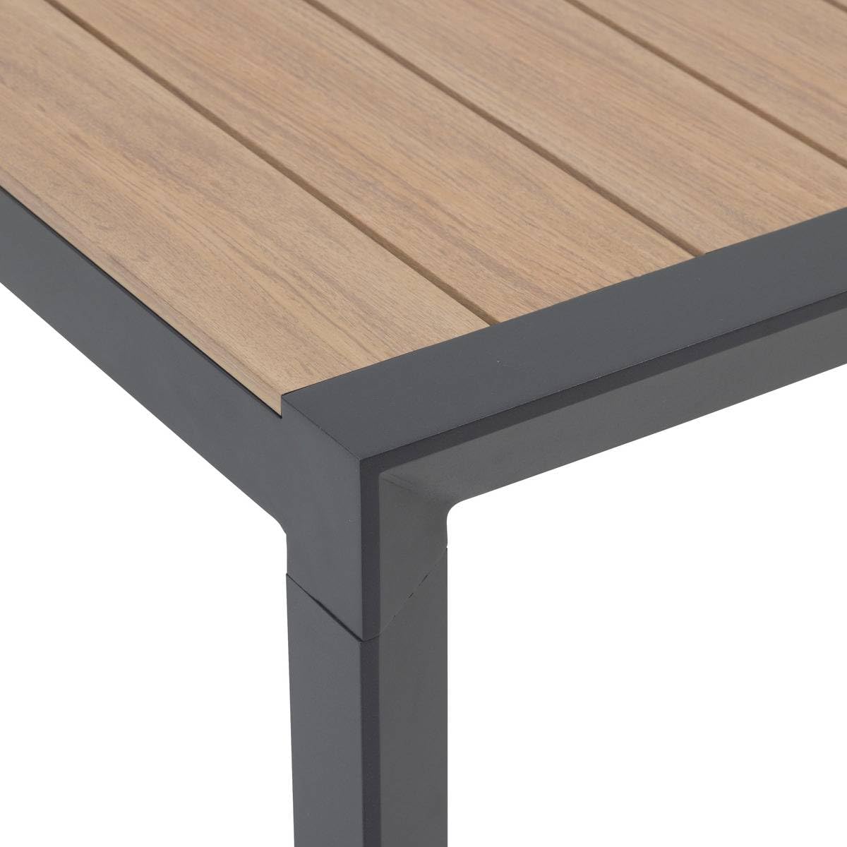 etevert - Evasion 6 places - Effet bois honey, graphite - Aluminium