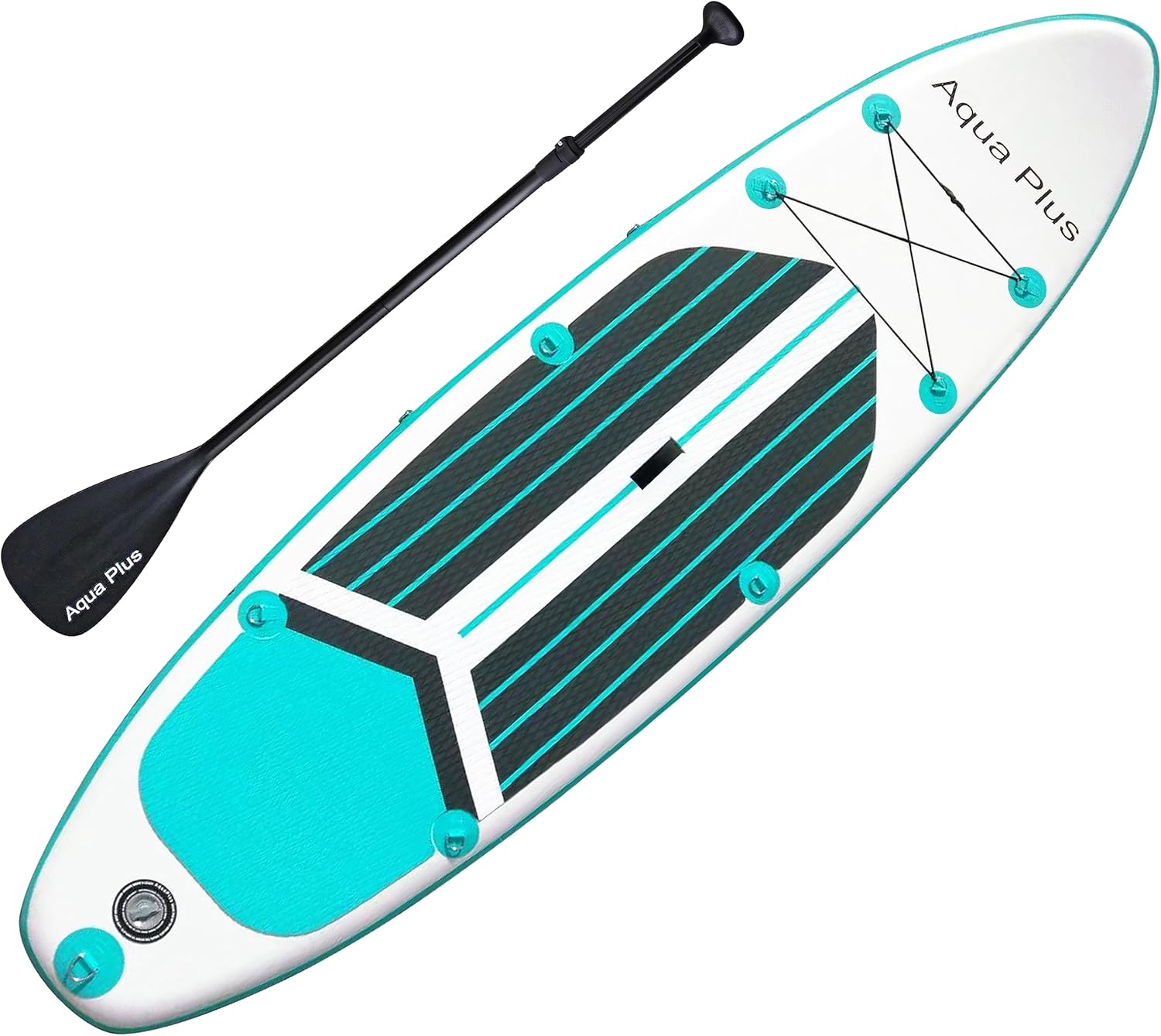etevert - SUP gonflable - 15 cm épaisseur - pagaie, pompe, sac, laisse