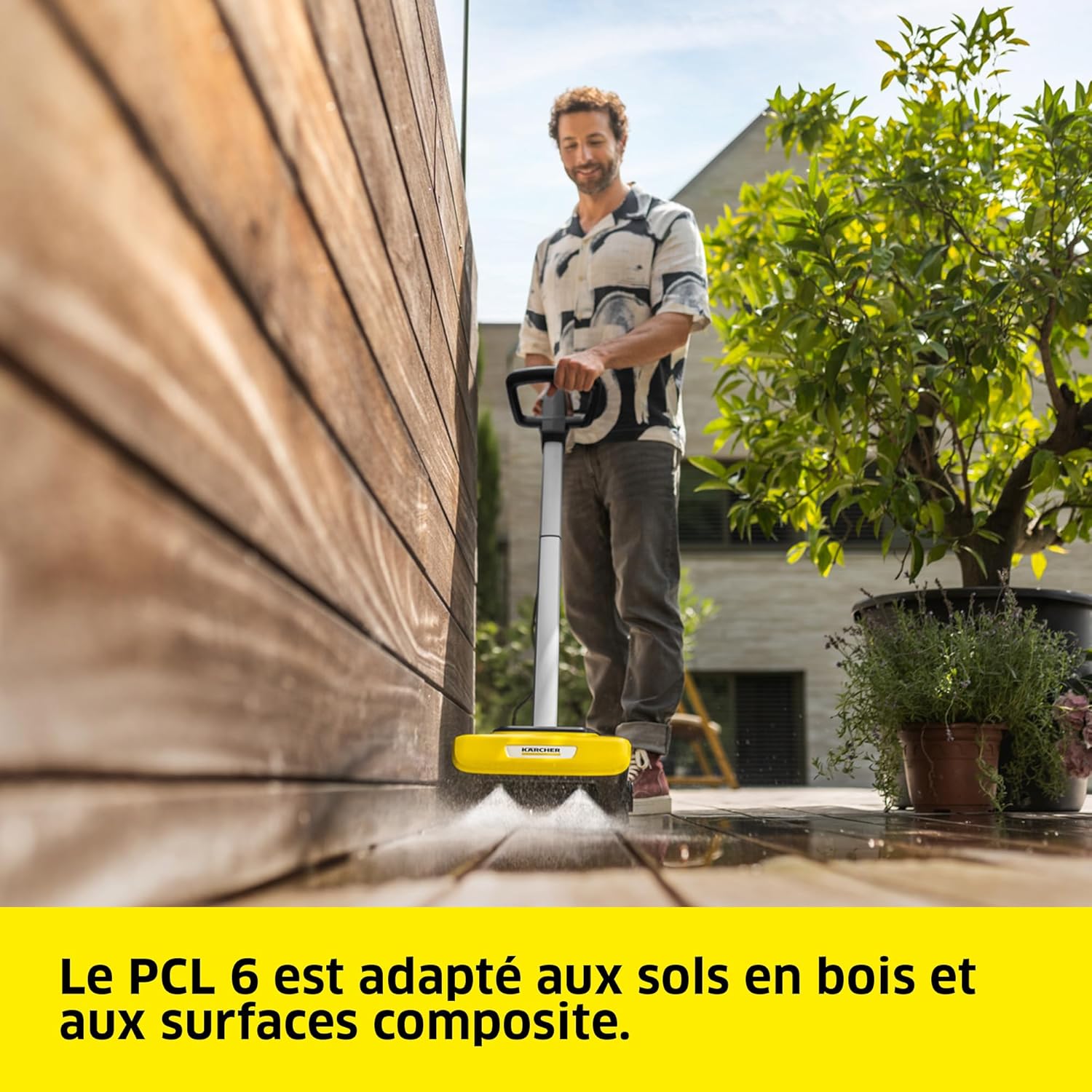 etevert - PCL 6 - 300 mm - nettoyeur terrasse, pression 10 bar, rotation 600-800 TR/Min, PCL6