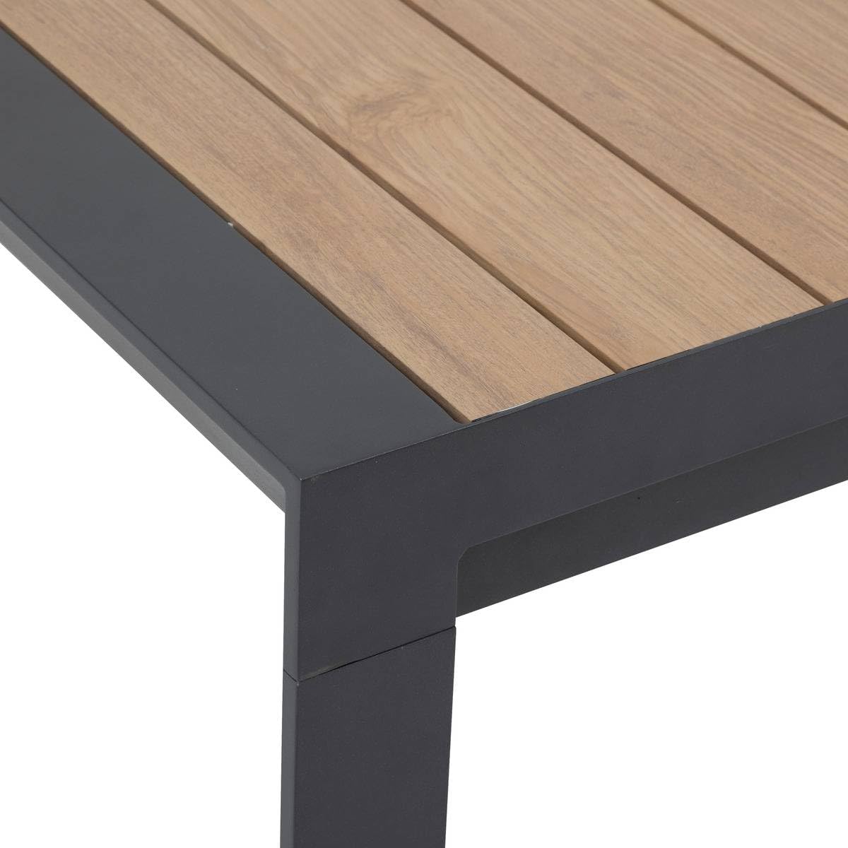 etevert - Evasion Extensible 8 places - aluminium antirouille - effet bois