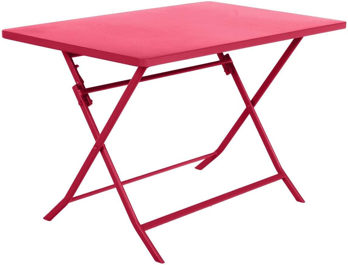 etevert - Greensboro - 120x70cm - table pliante acier 4 places, anti-rouille
