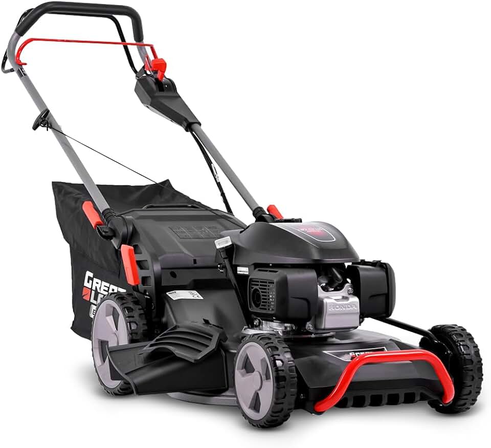 etevert - Tondeuse thermique tractée - 202CC - Mulching, éjection latérale, vitesse variable