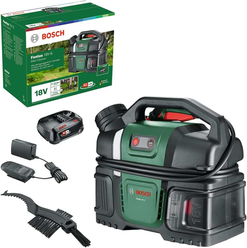 etevert Fontus 18V - 6L réservoir, pression réglable, batterie incluse, 18V-6