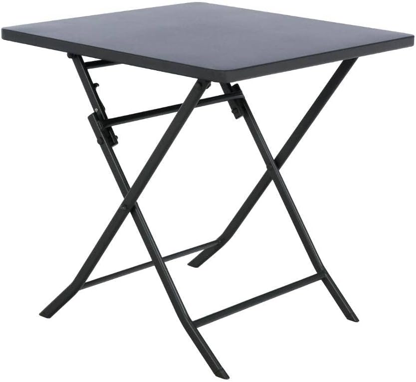 etevert - Greensboro - 2 places - Acier antirouille, pliante, 70x70 cm