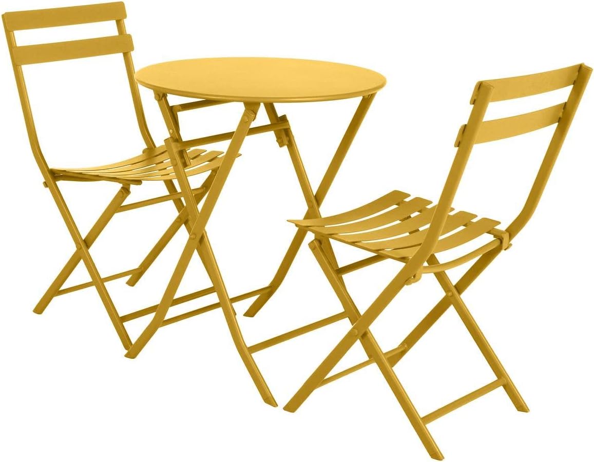 etevert - Greensboro série - Ø70cm pliante 2 places acier renforcé