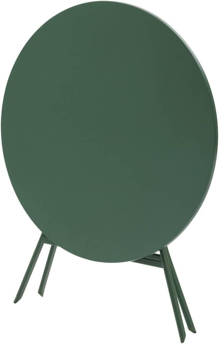 etevert - Greensboro - table pliante acier 4 places, vert olive