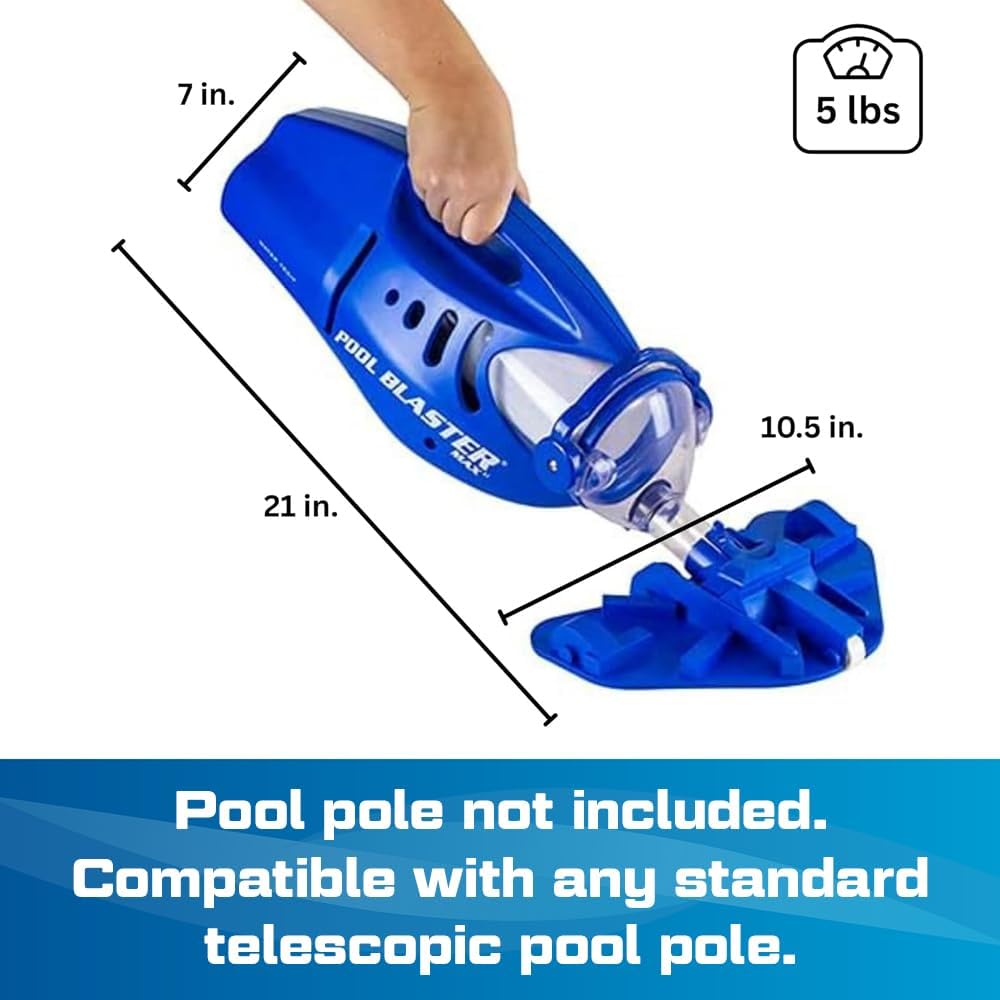 Water Tech etevert Max Li Aspirateur de piscine, aspirateur de piscine sans fil avec moteur P30, aspirateur à main pour piscine et spa