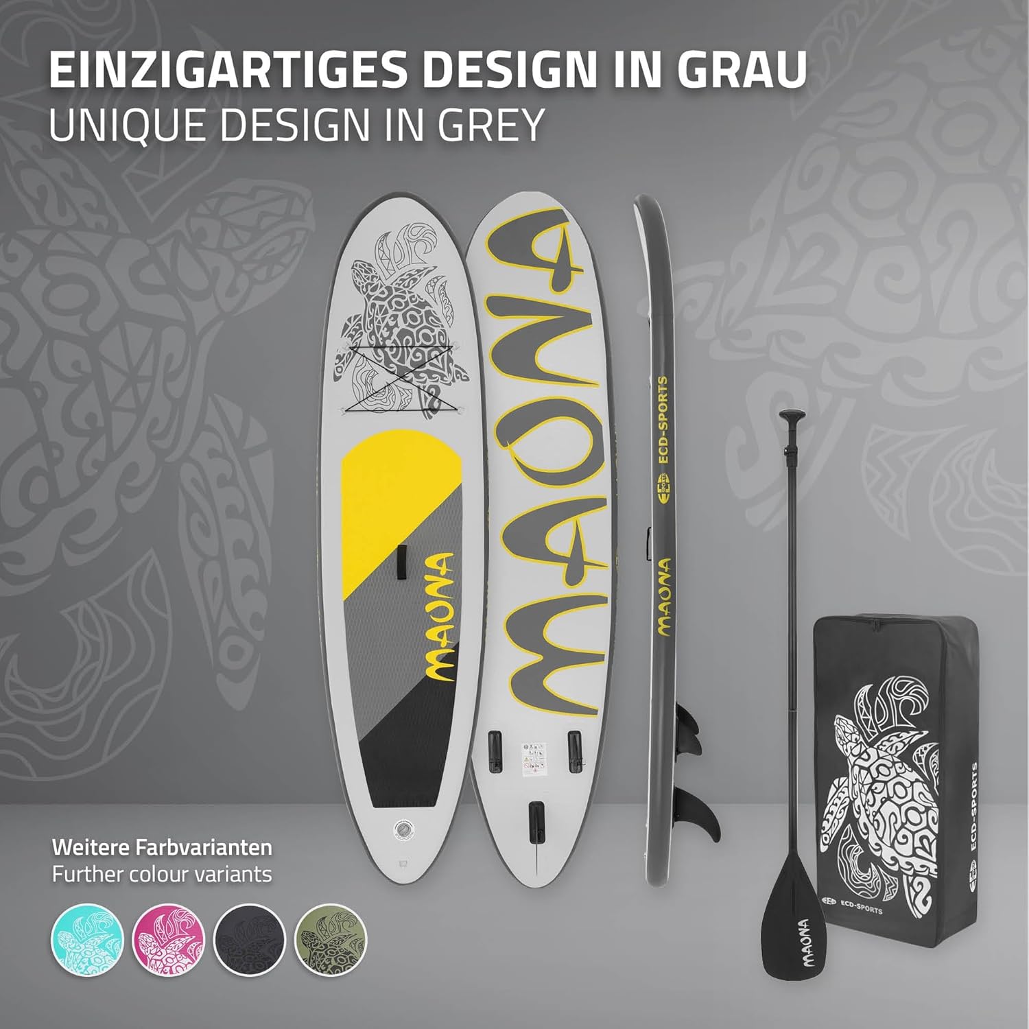 etevert - SUP gonflable série Stand Up - 305/308/320/380 cm - PVC, 120/150 kg, 10/15 cm d'épaisseur