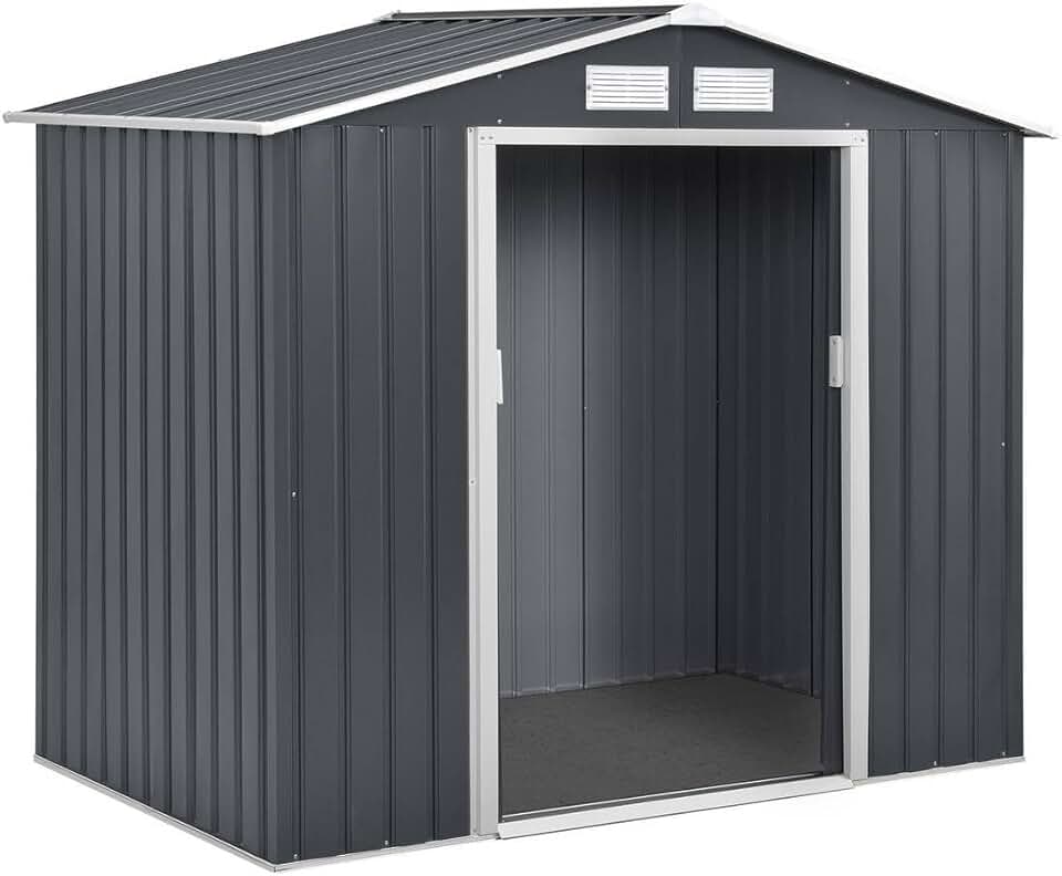 etevert - Abri de Métal Vegas - 2.7m² - gris - 1299_‎93414