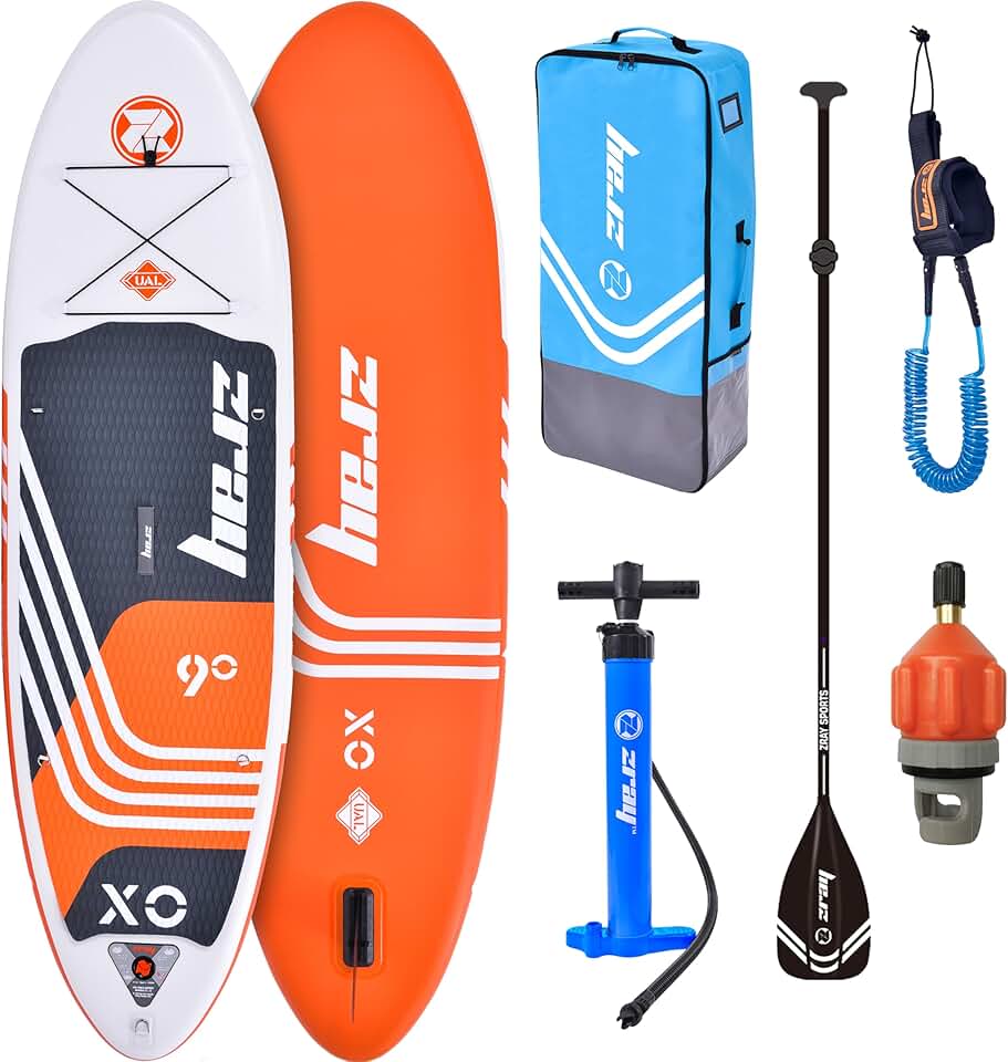 etevert - X0 Young Rider - 275x76x13 cm - SUP enfant, kit complet, 80 kg max - ZRAYX0