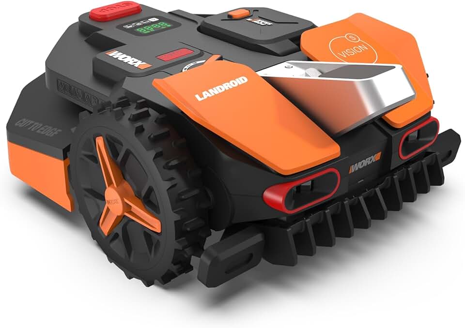 etevert - Landroid Vision série - 250 m² max 350 m² - caméra 4K, IA, sans fil, coupe bordure - WR202E