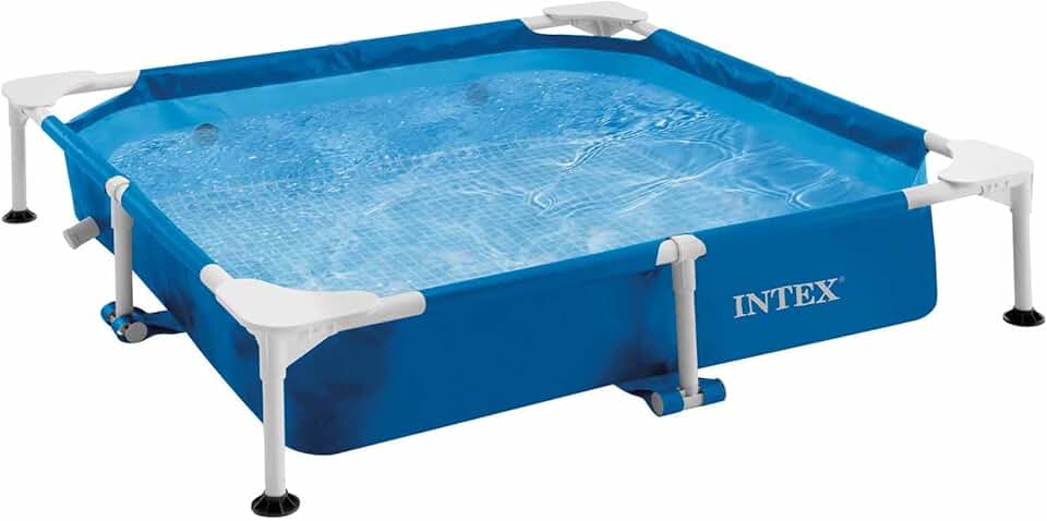 etevert - Animaux - piscine carrée tubulaire enfants - 1,59m - 48402NP