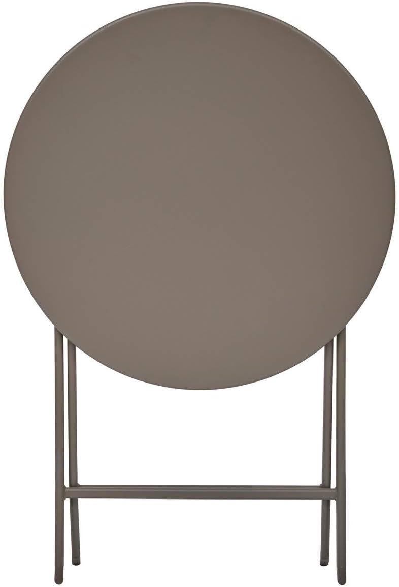 etevert - Greensboro pliante ronde - 2 places - acier renforcé, antirouille