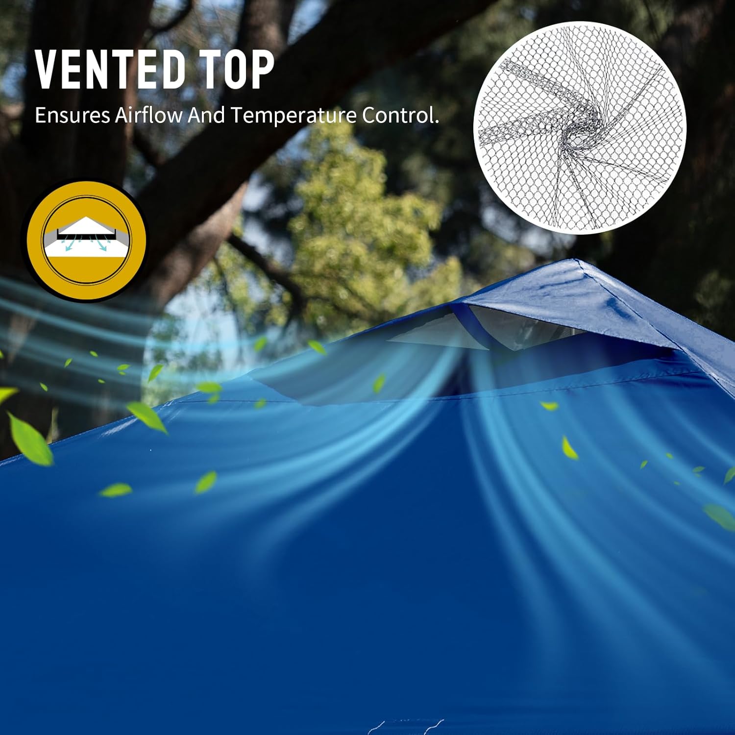 etevert - Tonnelle pliante 3x3m - imperméable, UPF 50+, sacs de sable