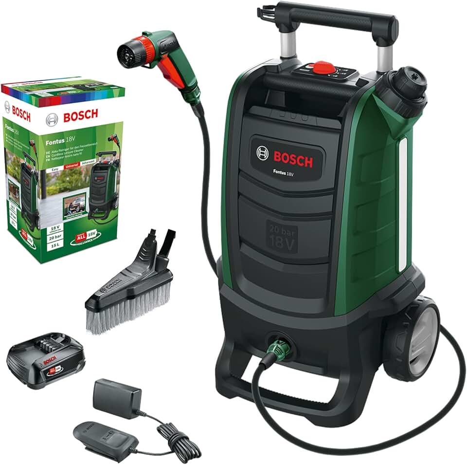 etevert - Fontus 18V - compact sans fil, batterie incluse, carton
