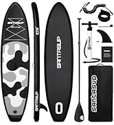 etevert Stand Up Paddle Planche de Surf Sup Gonflable Complet Accessoires Pagaie Réglable, Pompe...