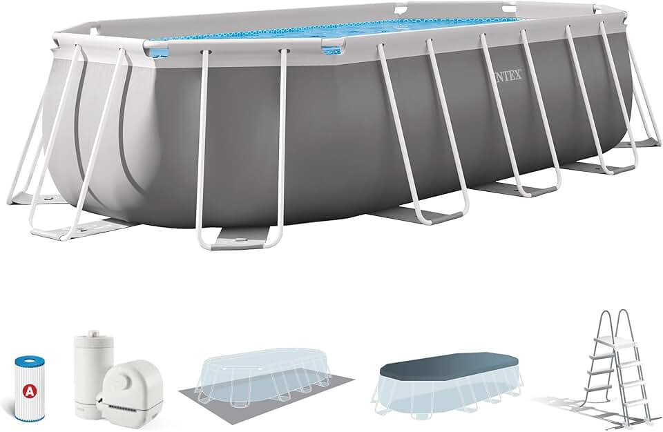 etevert - Prism Frame ovale - 5,03x2,74x1,22m - kit piscine tubulaire