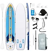 etevert Paddle Gonflable Adulte, Planche de Stand Up Paddle Gonflable, Sup Paddle Board Gon...