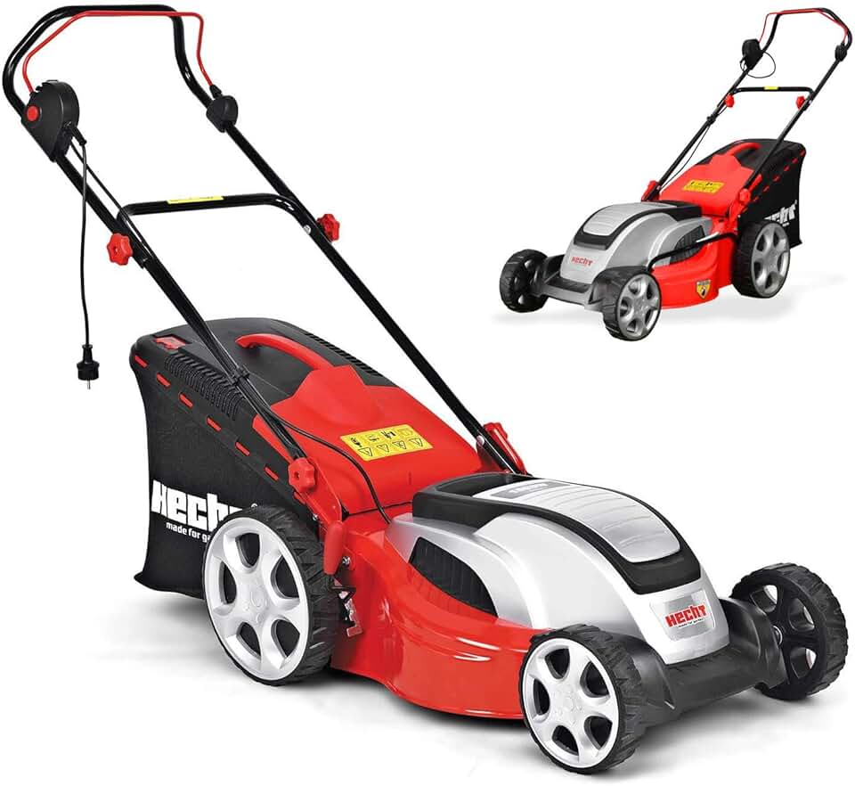 etevert - Tondeuse électrique série 1845 - 46 cm, 1800 W, bac 60 L