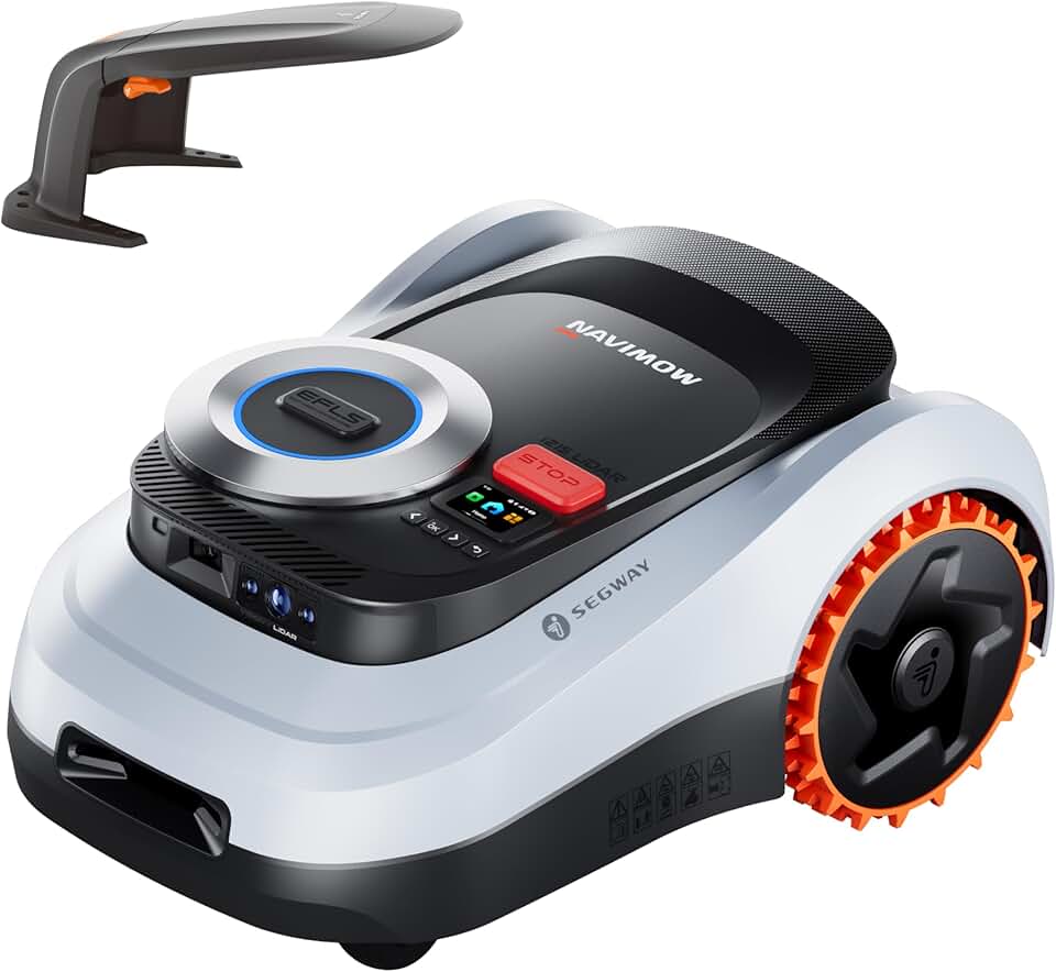 Segway - etevert i215 - dimensions garage inclus - tondeuse robot LiDAR, cartographie automatique, 4G, pentes 45% - i215