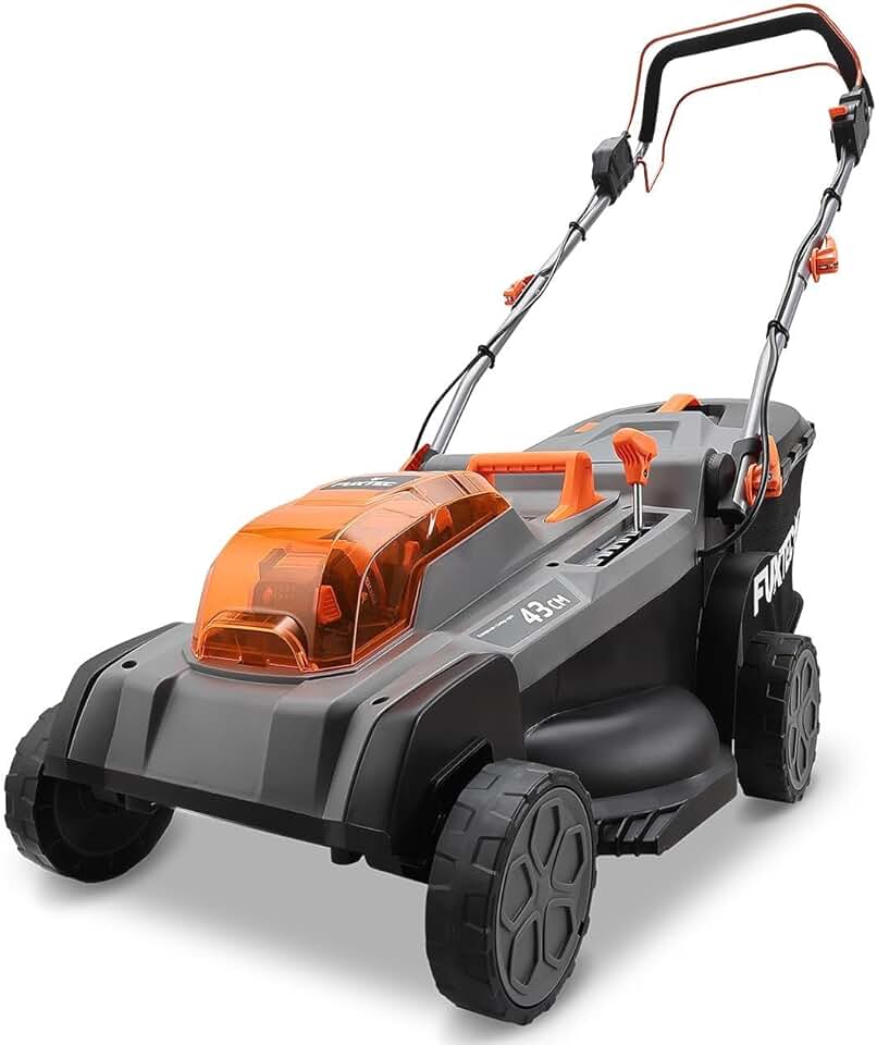 etevert - tondeuse à batterie 40V - 46cm - mulching, 2x5Ah, bac 50L - FX-E2RM43PROSET