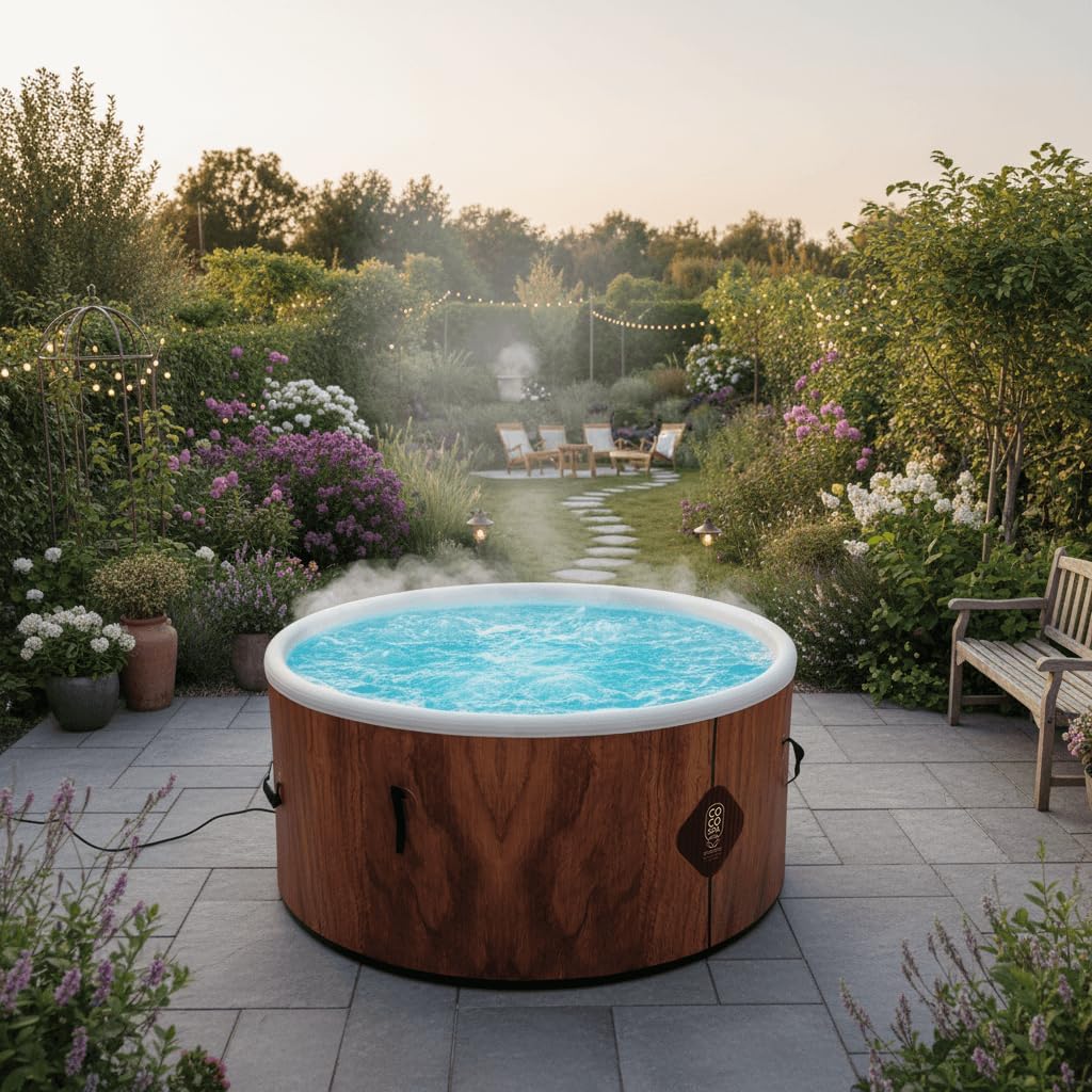 etevert - Spa Gonflable 150 cm - 800 L - 140 jets - 2240 W