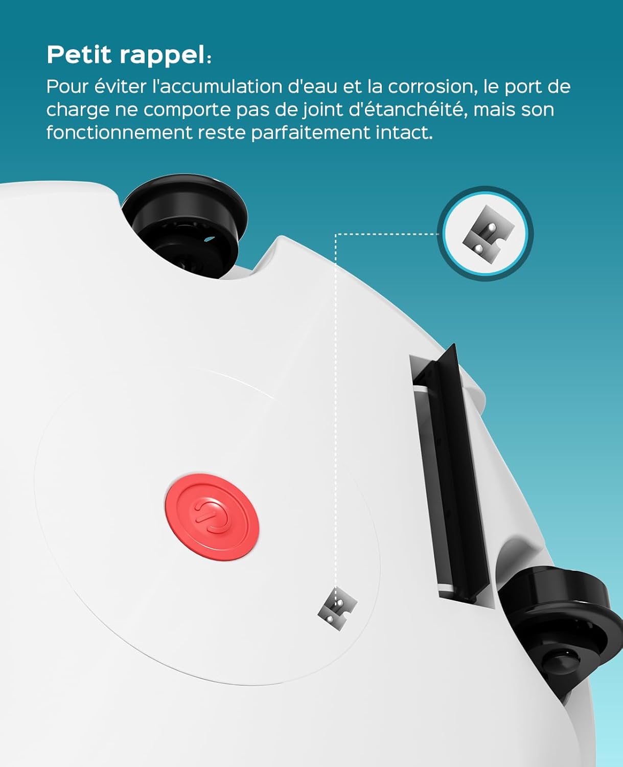etevert Winny 200 Robot Piscine, Aspirateur Piscine Sans Fil Avec Batterie, Autonomie 75 Min pour Piscines Hors-Sol 60m², Double Filtration,Stationnement Automatique(Transparent Vert Blanc)