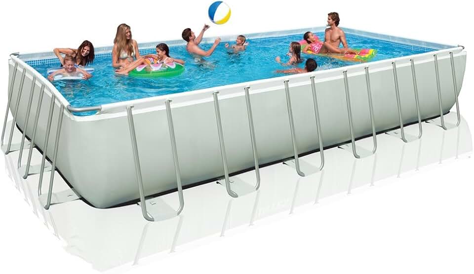 etevert - Piscine Ultra Série - 732x366 cm - Filtration et accessoires complets
