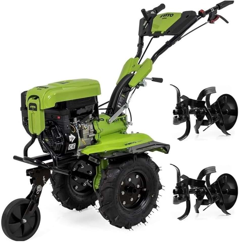 etevert - Motoculteur 7CV 4T 212 cm3 5200W fraises avec butteur
