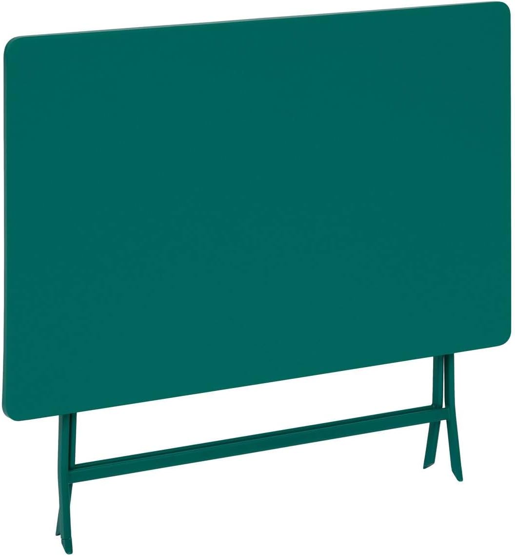 etevert - Greensboro Opale - rectangulaire pliante 4 places - acier antirouille renforcé