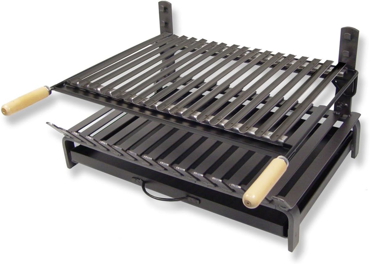 etevert - Barbecue inox avec grille fer - 71406