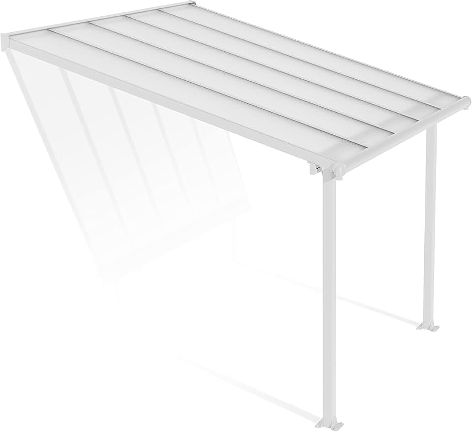 etevert - Olympia série - 3.05x3m - pergola alu/polycarbonate blanc