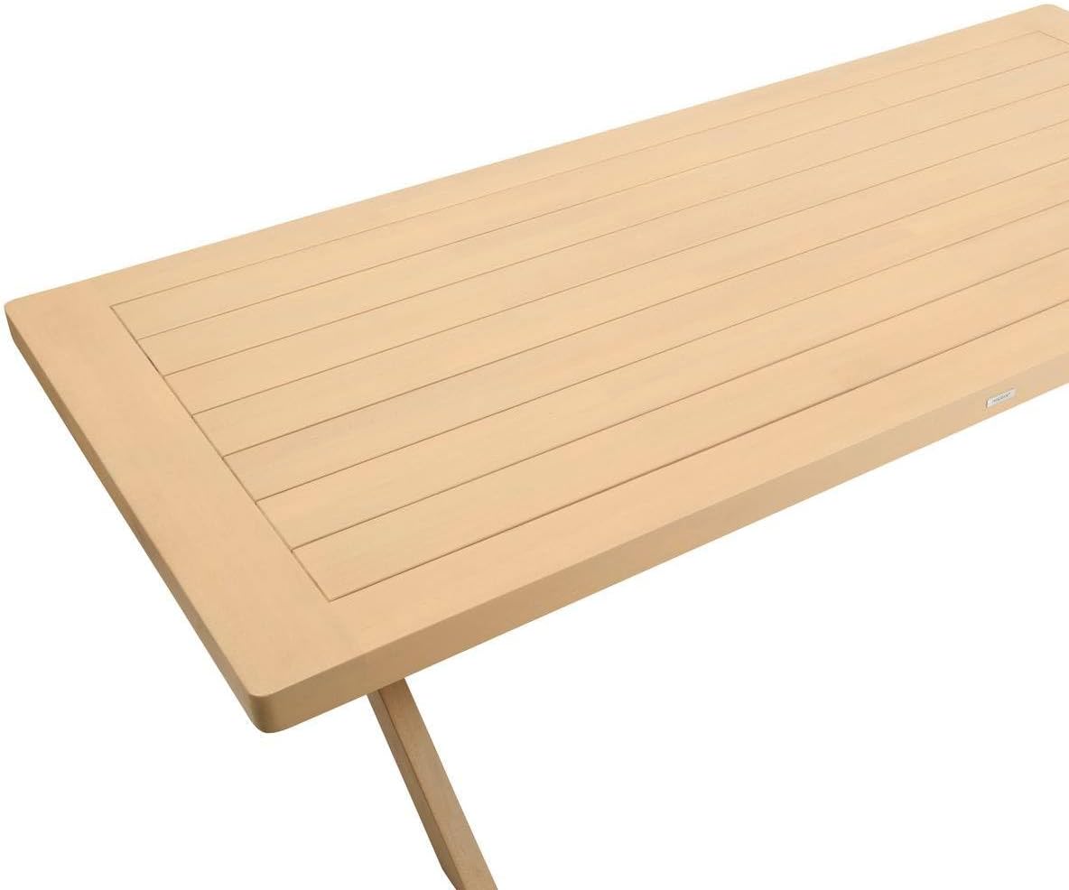 etevert - Xenia table de jardin 10 places - eucalyptus - grande taille