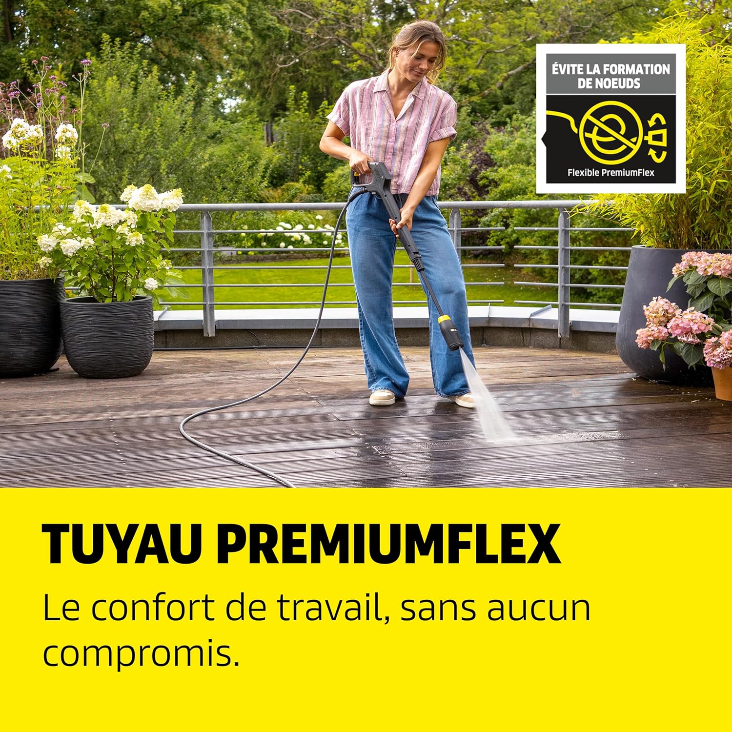 etevert - K 5 Comfort Premium - 145 bar, 500 l/h, 40m²/h, tuyau flexible