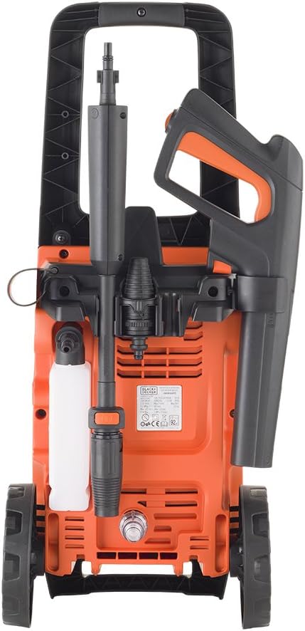 etevert Nettoyeur Haute Pression BXPW1600PE avec Patio Cleaner et Brosse Fixe (1600 W, 125 Bar, 420 l/h)