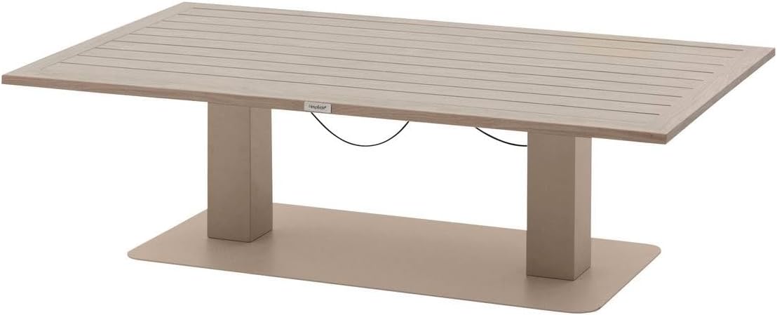etevert - Salimia relevable 150x80x69cm aluminium argile lin