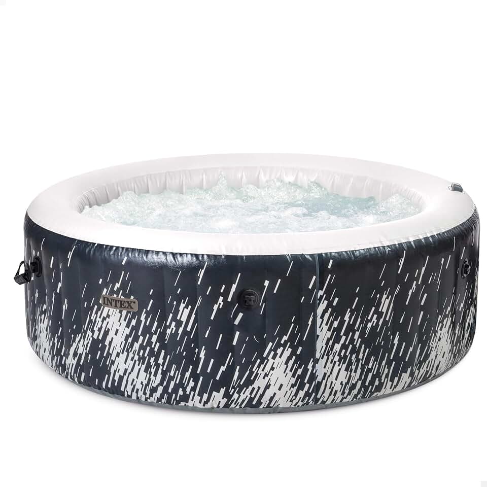 etevert - PureSpa Bubble Glow Deluxe - 196x71cm - 4 places, 140 jets, LED multicolore - 28494NP
