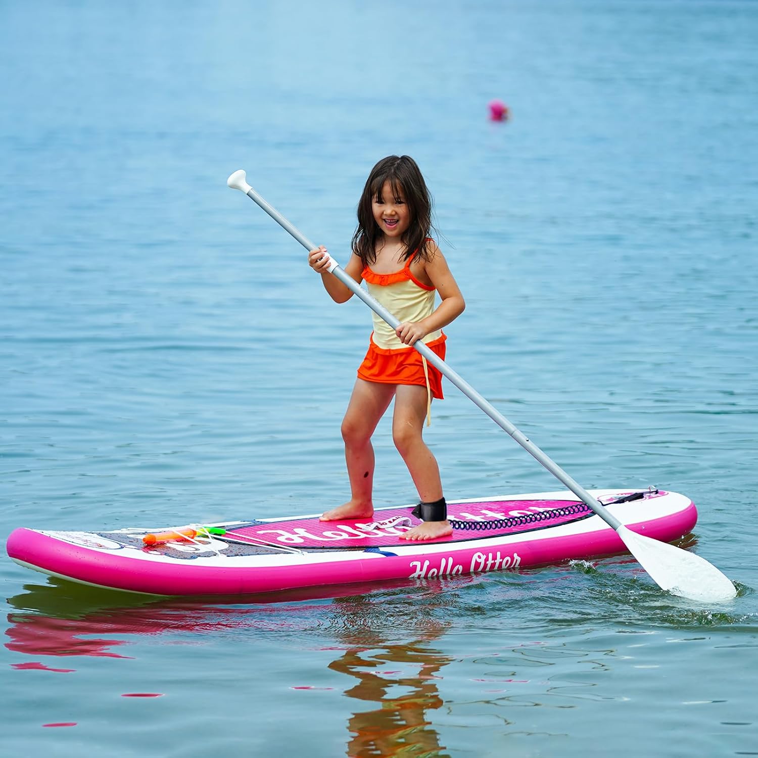 etevert Paddle Gonflable Adulte, Planche de Stand Up Paddle Gonflable, Sup Paddle Board Gonflable avec Accessoires Complets, Planche de Surf Paddle