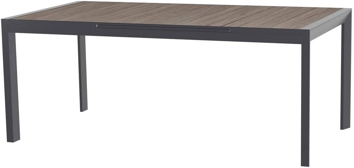 etevert - Evasion - 10 places - table aluminium extensible extérieur