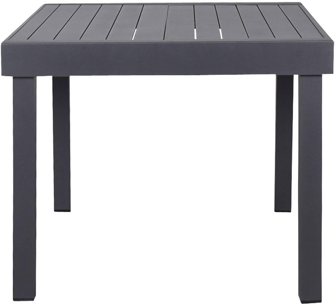 etevert - Piazza extensible - 180/240x90 cm - alu gris, 8 places