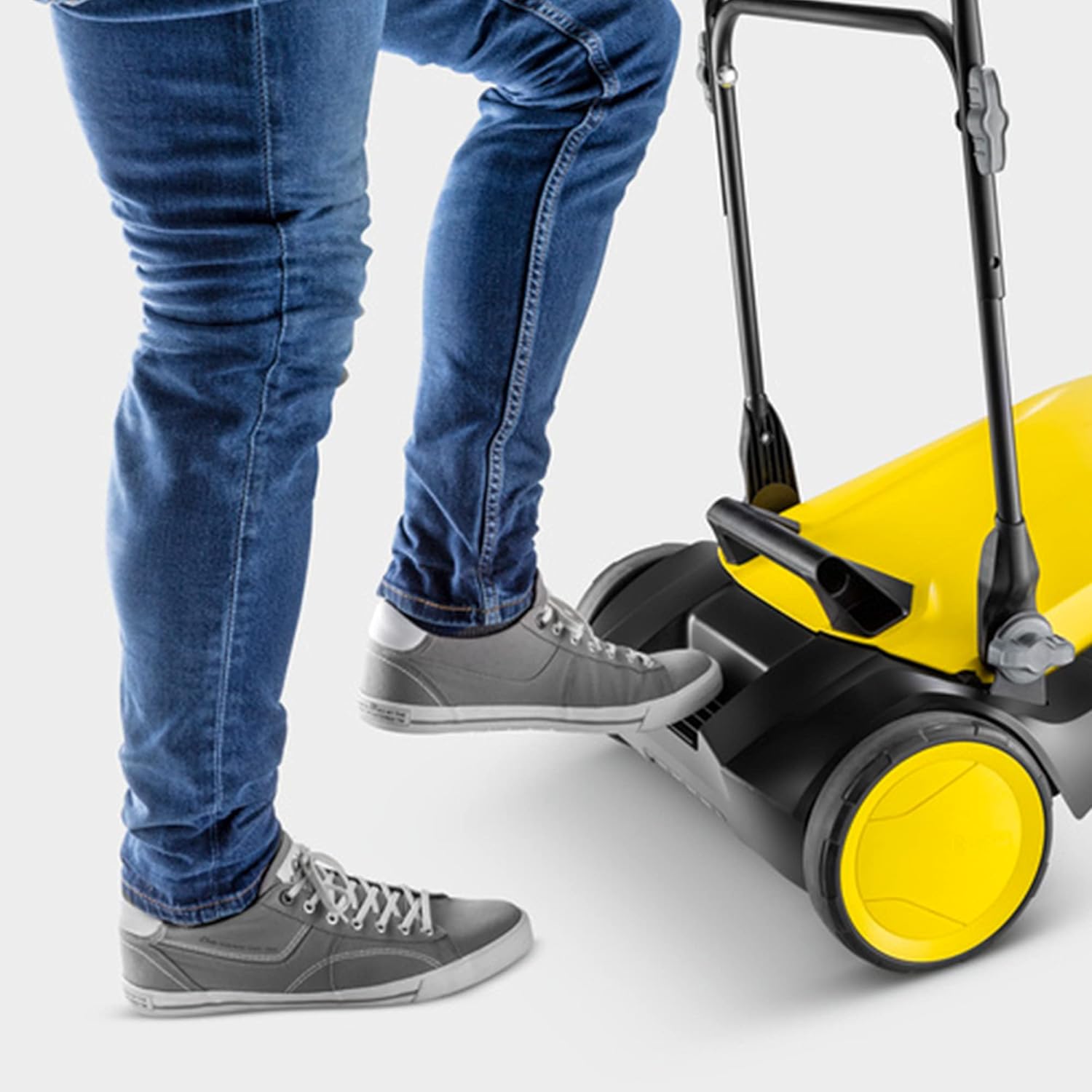 etevert - S 4 balai mécanique, 68cm, capacité 20L, noir/jaune - 1.766-360.0